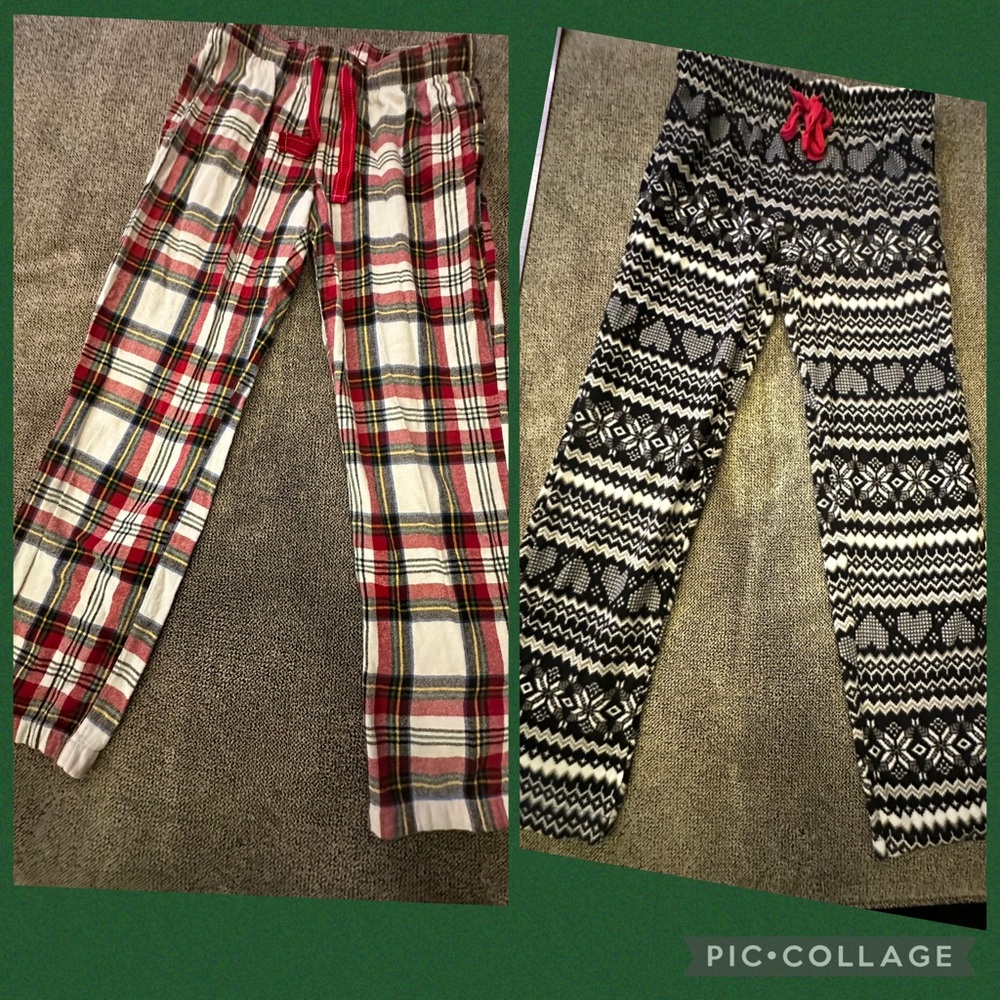 Cuddle Duds & Old Navy women’s Pajama pants 2 pair bundle.